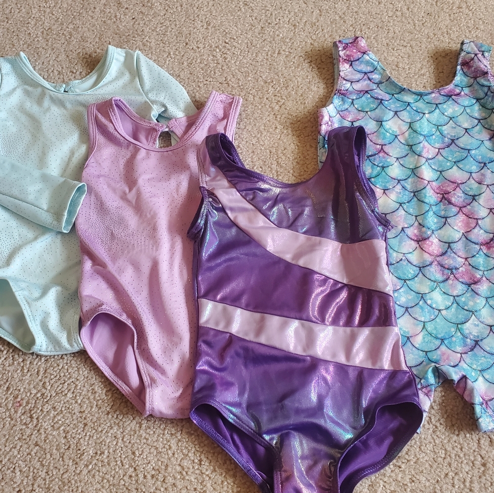 Gymnastics Leotards Size 100 - 3T-4T